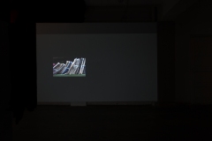 Installation view, Memorizing, loop projection, 6 images